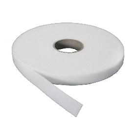 VELCRO HEMBRA ADHESIVO BLANCO 20MM ROLLO 25M
