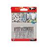 PERCHA MEDIANA ADHESIVA INOX 7026 BLIST-3