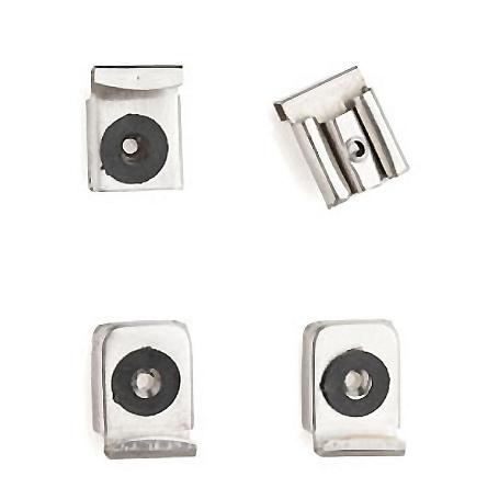 GRAPA LUNA REGULABLE C/MUELLE INOX. C-4