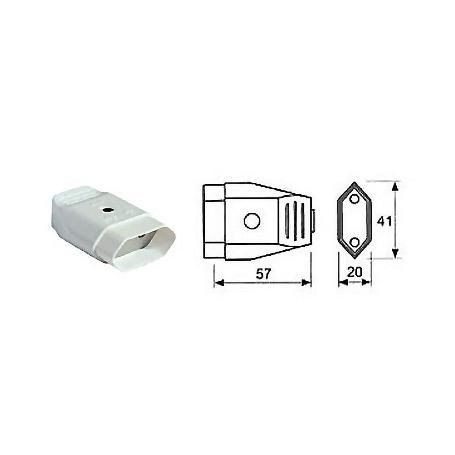 BASE BIPOLAR 10A-250V MOVIL R.7627