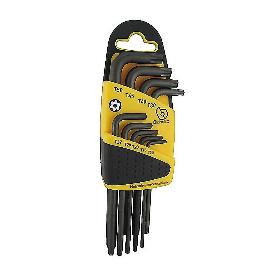 LLAVES TORX ACODADA T10-T50 JUEGO-9