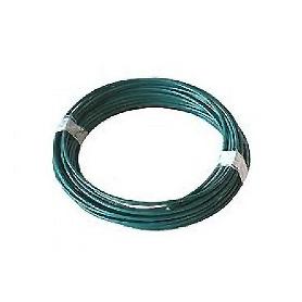 ALAMBRE 3MM.PLASTIFICADO VERDE ROLLO 25K