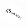 TACO METAL ARGOLLA 8X45MM CERRADA CAJA 100