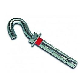 TACO METAL GANCHO 12X70MM ABIERTO CAJA 25