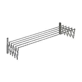 TENDEDERO  EXTENSIBLE 100 CM ALUMINIO
