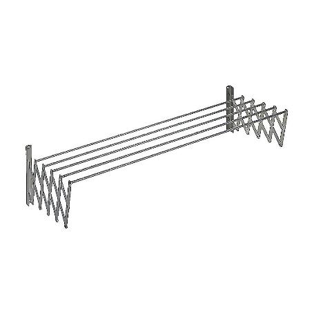 TENDEDERO  EXTENSIBLE 100 CM ALUMINIO