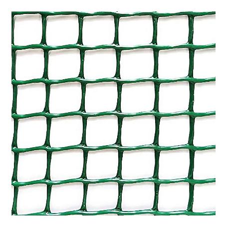 MALLA PLAST. VERDE 20X20 MM APROX  ROLLO 25M