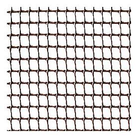 MALLA PLAST. MARRON 5X5 MM APROX BALCONET R/25M.