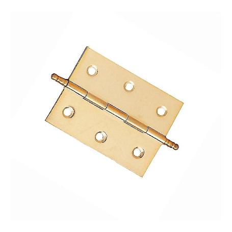 BISAGRA  FIJA 35X30MM REMATE LATONADA CAJA 24