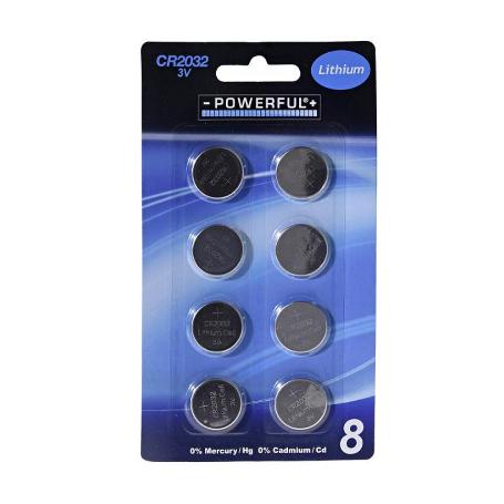 PILAS BOTON CR2032 3 V BLISTER 8