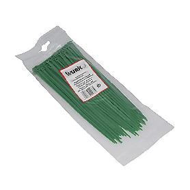 BRIDAS VERDES 3.6X140 MM 100UD BOLSA