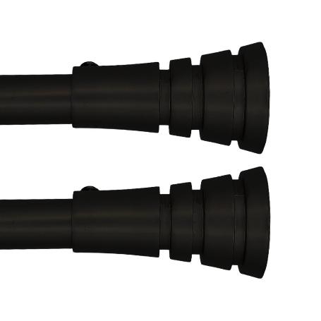 BARRA FORJA AZMARK 16/19MM 150-290CM ANILLO NEGRO KIT