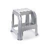 TABURETE SCALA 44X42X45 CM PLATA