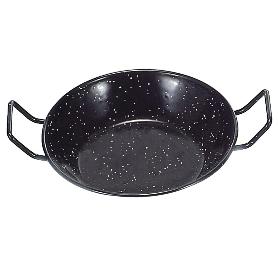 Sartén doble honda con asas esmaltada 45 cm. SARTÉN DOBLE HONDA CON ASAS ESMALTADA 45 CM.