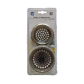 Rejilla fregadero  7,3+8,3 cm blister 2 REJILLA FREGADERO  7,3+8,3 CM BLISTER 2