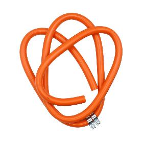 MANGUERA BUTANO 9X15 MM 1.5MT+ 2 ABRAZADERAS KIT 1,5 M