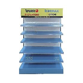 EXPOSITOR CON 6 BALDAS DE 200X120X40 CM