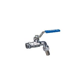 GRIFO ESFERA JARDIN 1/2-1/2 CON RACORD