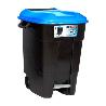 CONTENEDOR ECO TAYG 100 L C/PEDAL NG/AZUL 421020