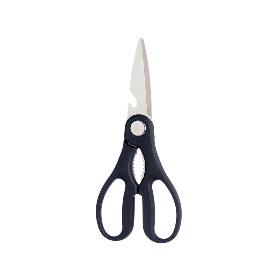 TIJERA COCINA + ABRIDOR NEGRA