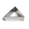 MOLDE EMPLATADOR INOX. TRIANGULAR 10X4 CM 2152