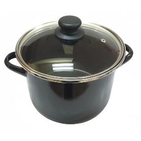 OLLA ALTA TAPA 20 CM BLACK