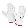 GUANTE INDUSTRIAL PIEL BLANCA T-9